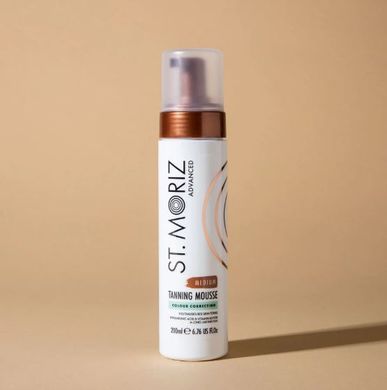 Автобронзат-мусс для средней кожи St Moriz Advanced Colour Correcting Mousse Medium 200ml