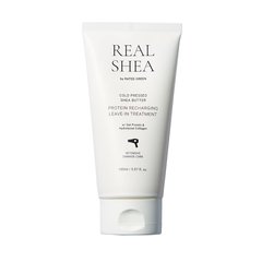 Восстанавливающий термозащитный крем для волос с маслом ши REAL SHEA Protein Recharging Leave-in Treatment